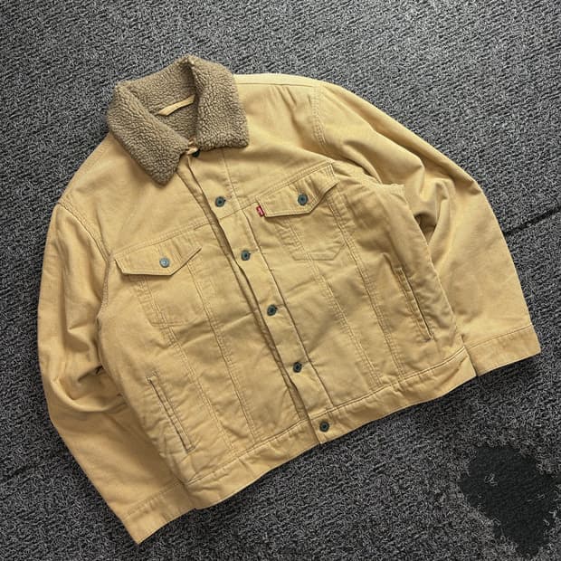 리바이스 코듀로이 쉐르파 트러커 웨스턴 자켓 3732