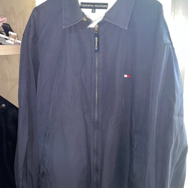 일본 빈티지 타미힐피거 네이비 자켓