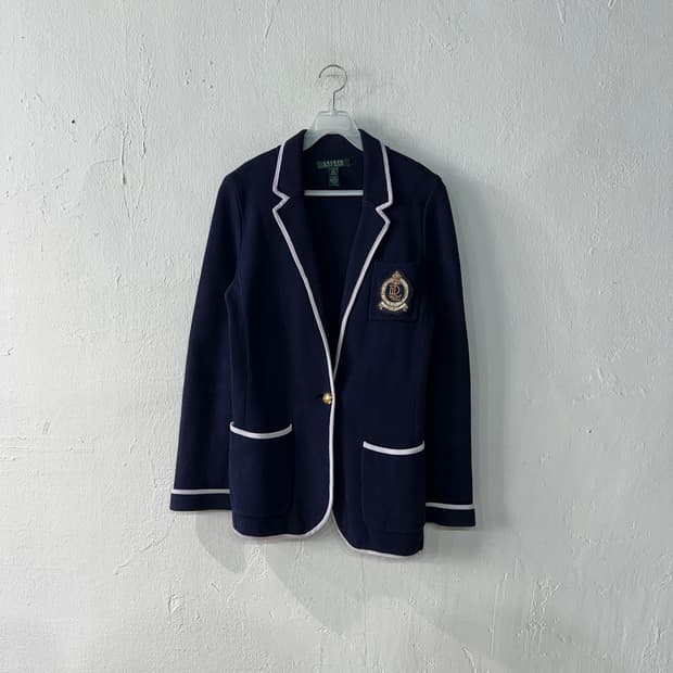 폴로랄프로렌 와펜 금장 자켓 여성M