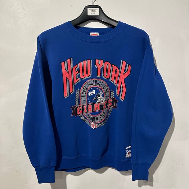 빈티지 90s 뉴욕 자이언츠 스웻셔츠 