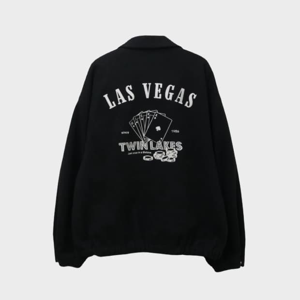 레이지블루 백 프린팅 블루종 61906