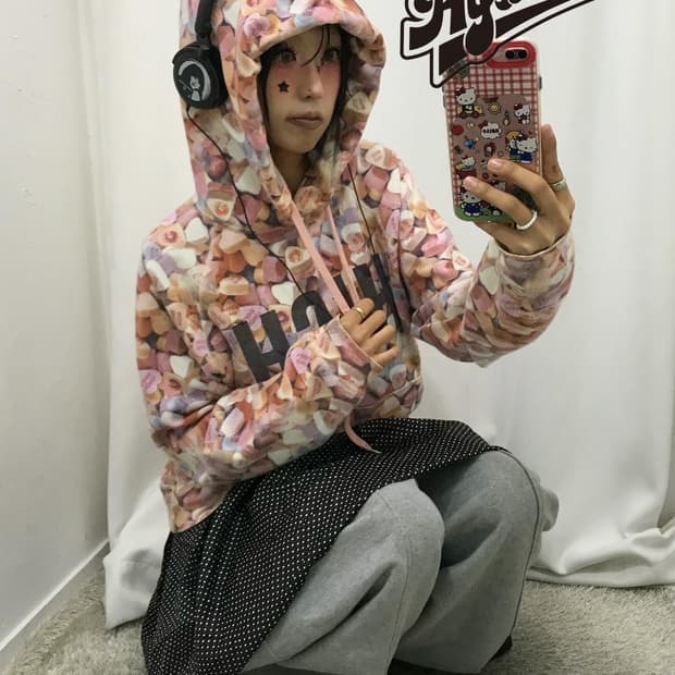 Hysteric Glamour Logo Hoodie