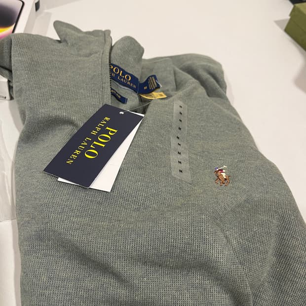 폴로 하프집업 니트 M사이즈