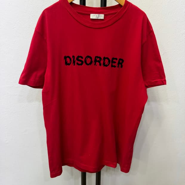 정품) 산드로 여성 Disorder 프린팅 반팔티 L