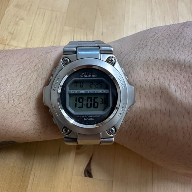 Casio 카시오 빈티지 시계 재팬 mrg 실버