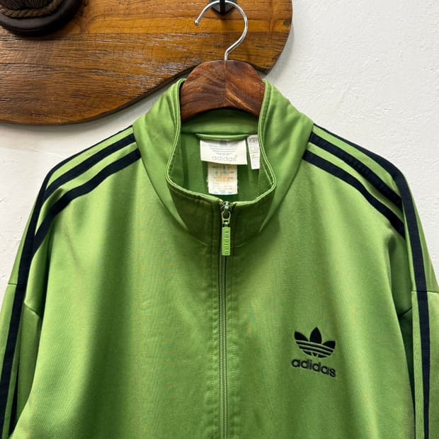F) 90s Adidas Trefoil Logo Track Top