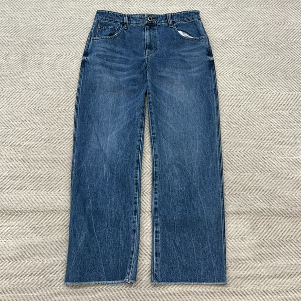 시스템 커브드 데님팬츠 r4059