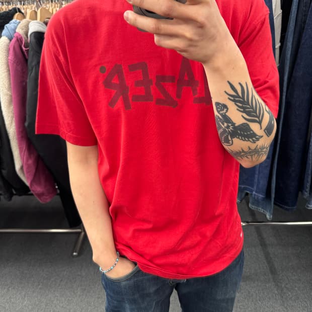 XL)나이키 빈티지 BLAZER 프린팅 반팔