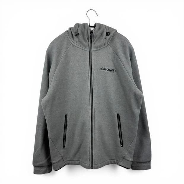 (95) 디스커버리 플리스 후드집업 그레이