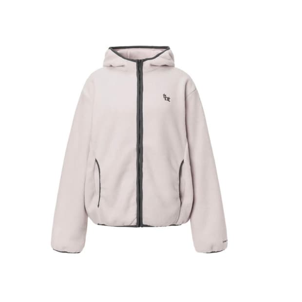 쓰리타임즈 쿠키 플리스 자켓 핑크