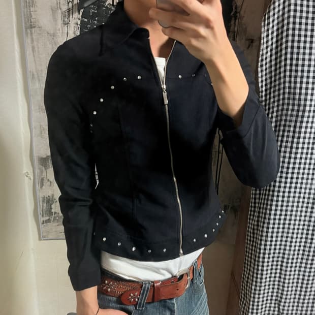 Cosa italy style zip-up jacket 