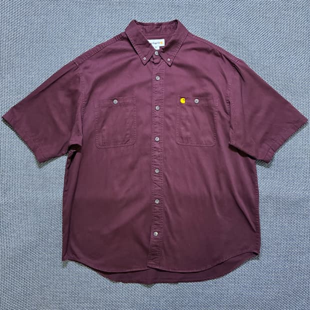 빈티지 Carhartt 반팔 워크 셔츠(kold_8516)