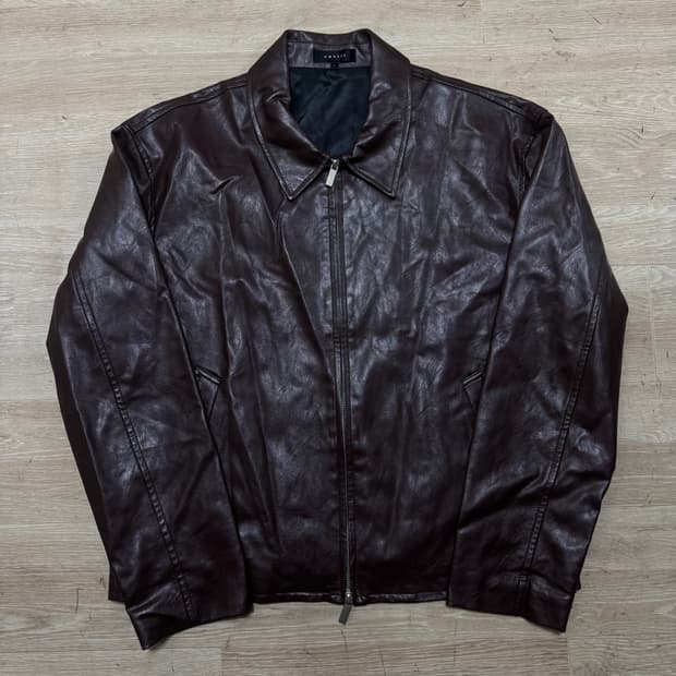 바스틱 남성 가죽 자켓