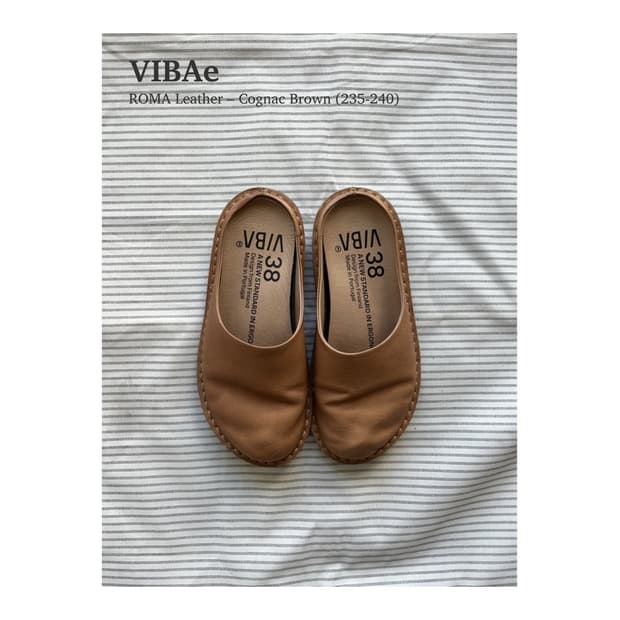 VIBAe 로마 레더 꼬냑 브라운 (235-240)