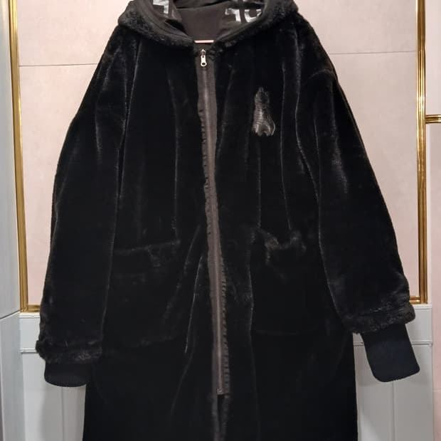 라이프워크 정품 남여공용 양면 롱 점퍼 free 사이즈