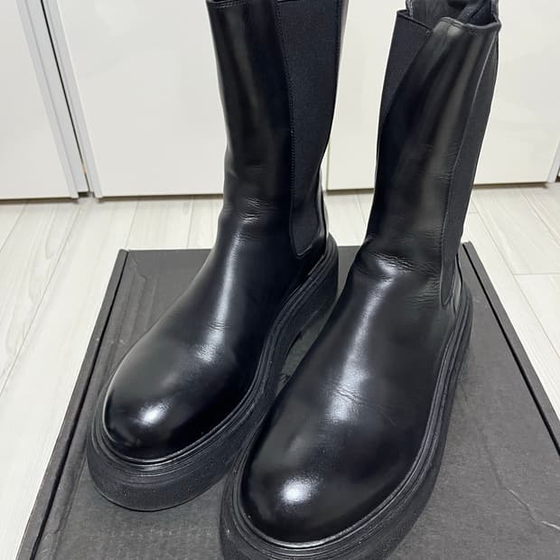 마르셀 Zuccone 레더 첼시 부츠 EU40