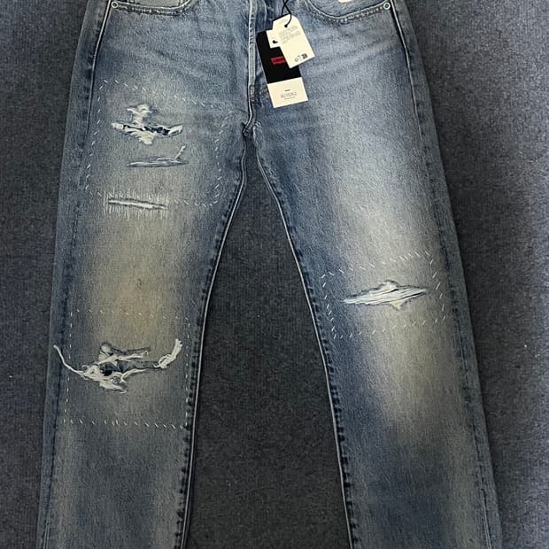 리바이스 501 3736 터콰이즈 리벳 31X30