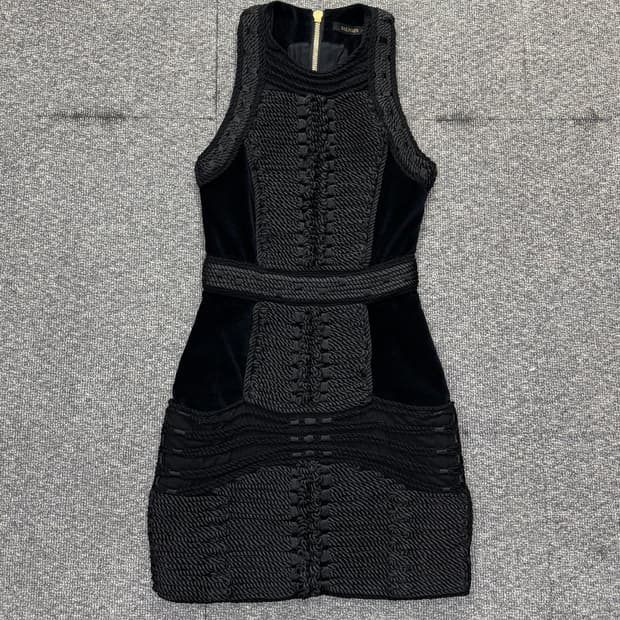 발망 H&M 벨벳 원피스
