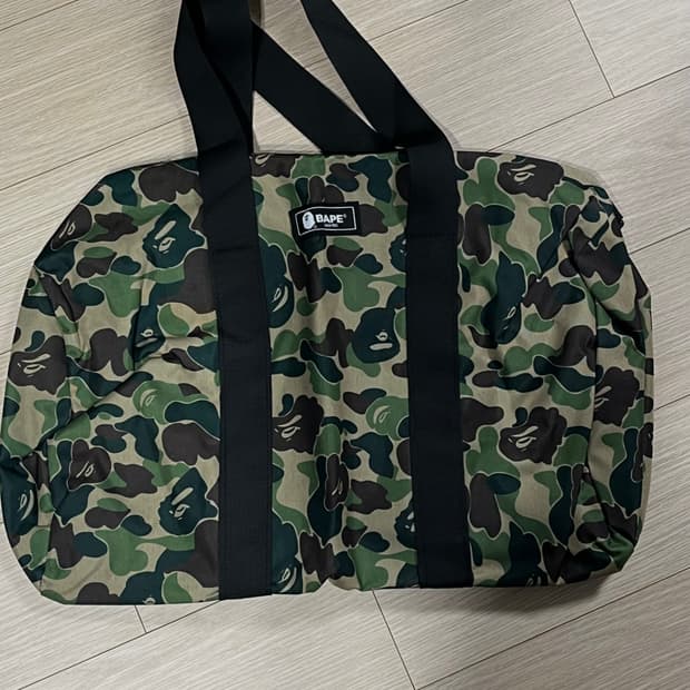 [새상품] 베이프 잡지부록 카모 보스턴백