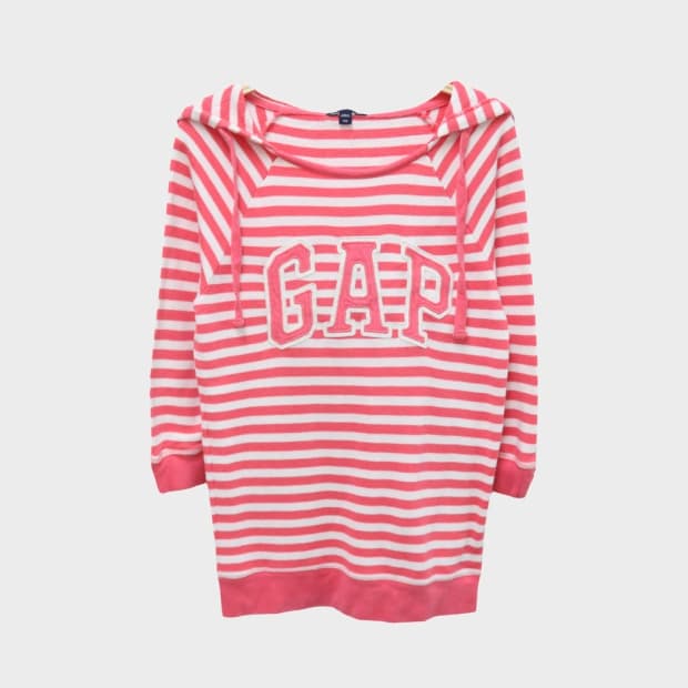 갭 스트라이프 후드 티셔츠 63315