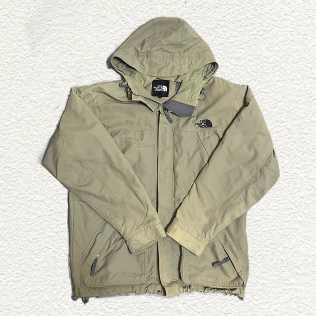 노스페이스 카키 바람막이 자켓 100