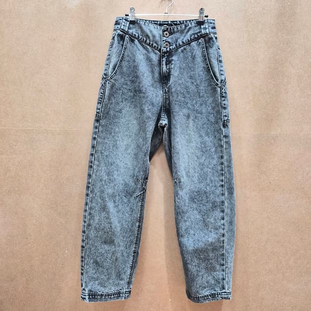 미스치프 롬버스 슬라우치 워시드 진