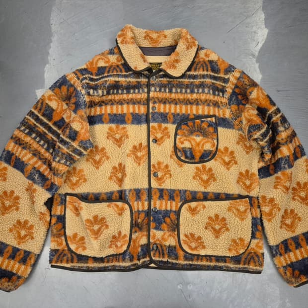 RRL bryn wool fleece jacket