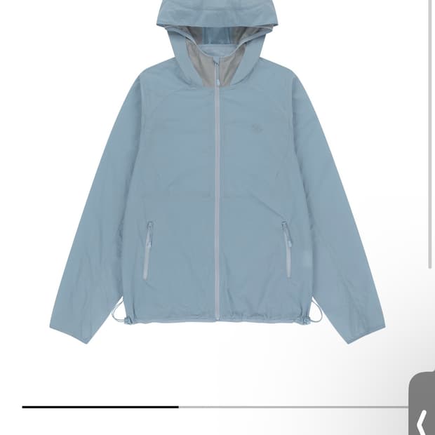 산산기어 스트림 라인 후드 자켓 스카이블루