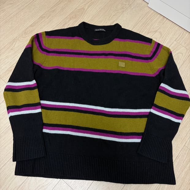 [M, 105] 아크네 컬러블럭 니트