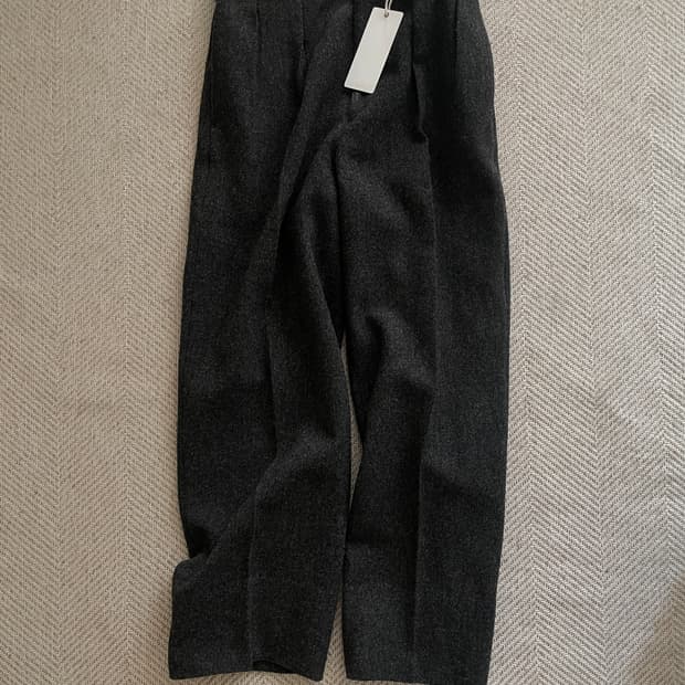 마티앤선즈 25FW 트위드 제프리 차콜 1