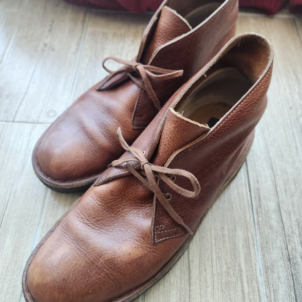 클락스 데져트 부츠 레더 브라운 (260)