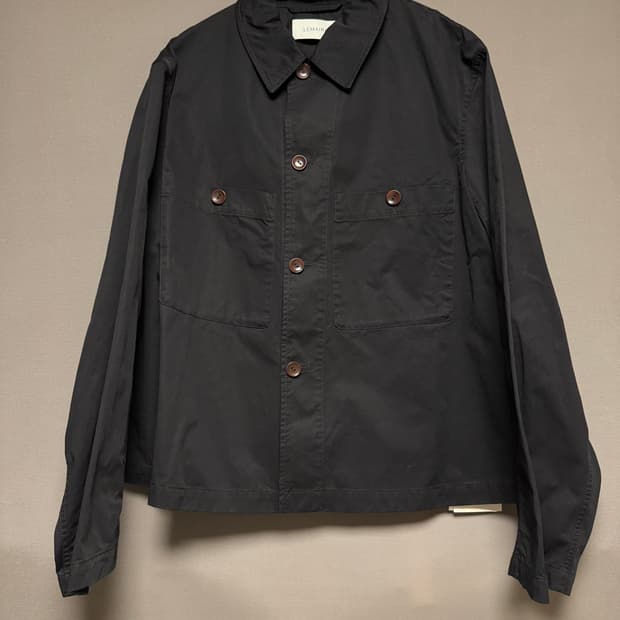 [XL] 23SS 르메르 밀리터리 오버셔츠 Black