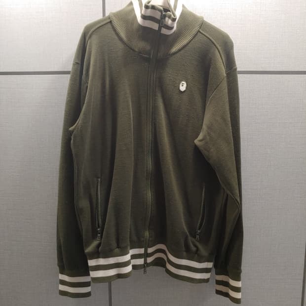 [S] 베이프 미니사루 코튼 져지 올리브색