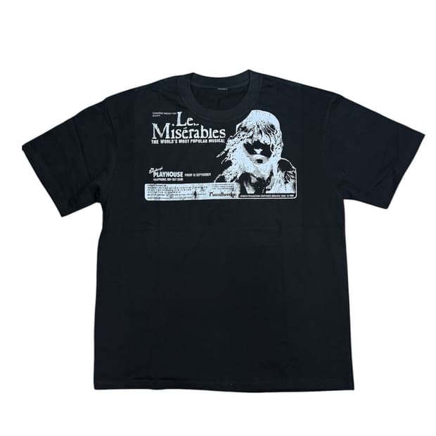 레미제라블 빈티지 나염 프린팅 반팔 