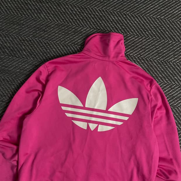 아디다스 파이어버드 빅로고 크롭 트랙탑 져지y 2973