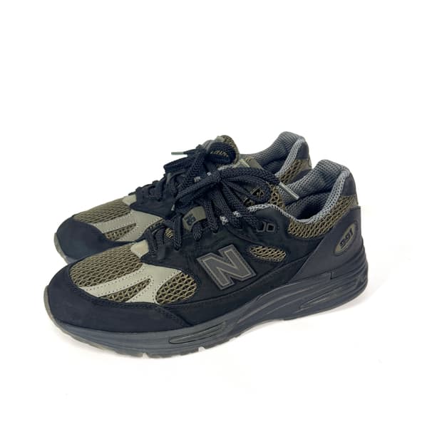 뉴발란스 x 스톤아일랜드 991V2 MADE IN UK 블랙 올리브 28