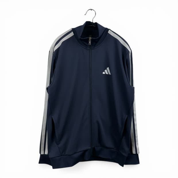 (M) 아디다스 신형 삼선 트랙탑 져지 네이비
