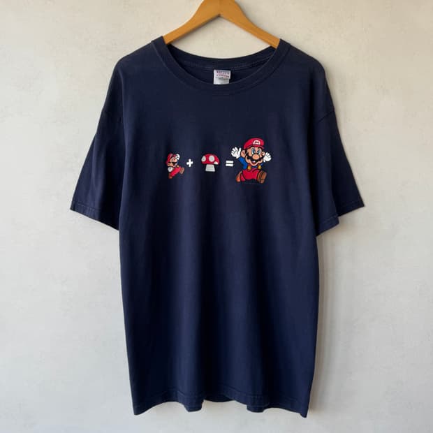 00s 마리오 프로모 티셔츠
