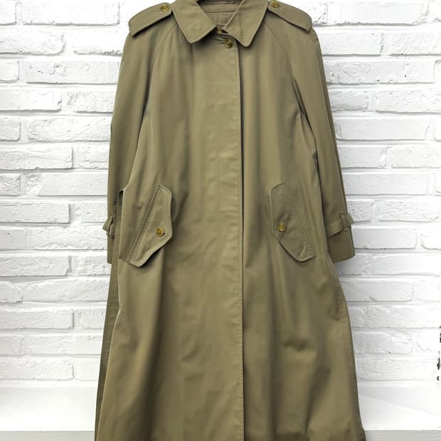 버버리 베이지 트렌치 롱코트