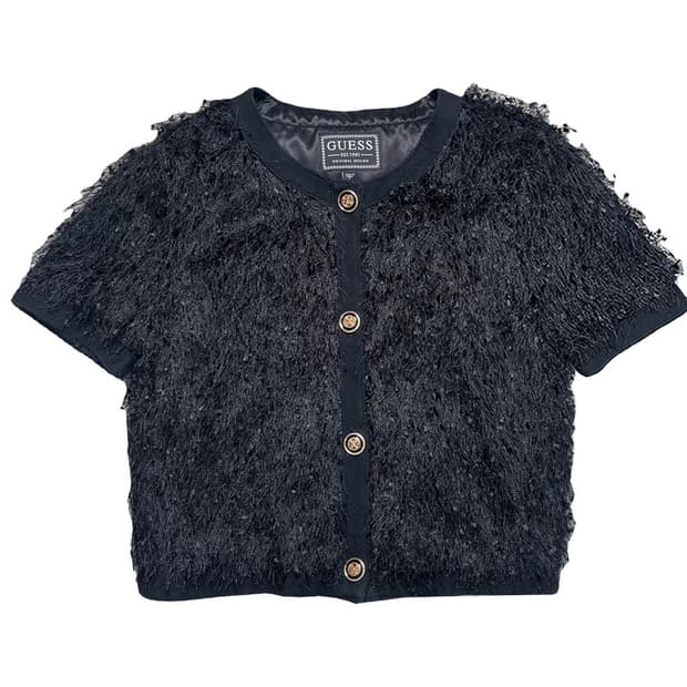  상품설명 GUESS JEANS 가디건 블랙 S
