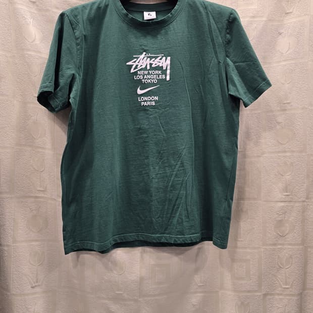 나이키 스투시 월드투어 반팔티 그린 100~105