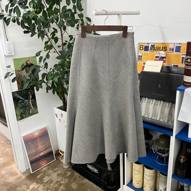 랑방컬렉션 울 플레어 스커트 61 