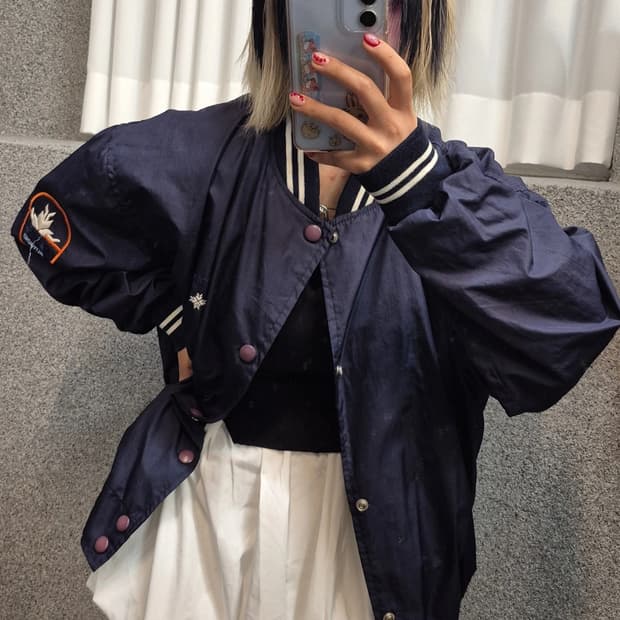 FUBU NAVY BLOUSON