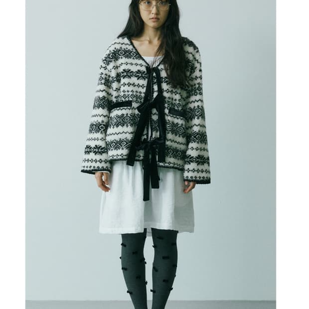 호쿠스포쿠스 노르딕 플리스 가디건