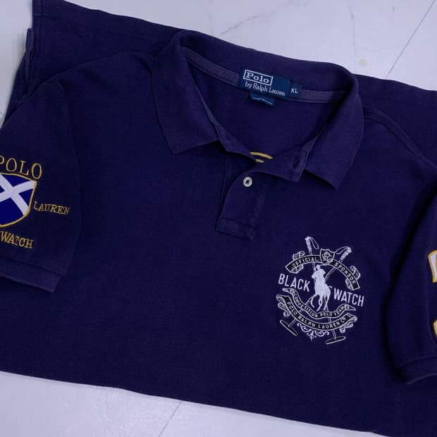 폴로 블랙와치 빅포니 구로고