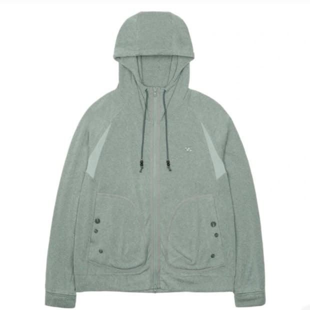 산산기어 카파스 니트 집업 그레이