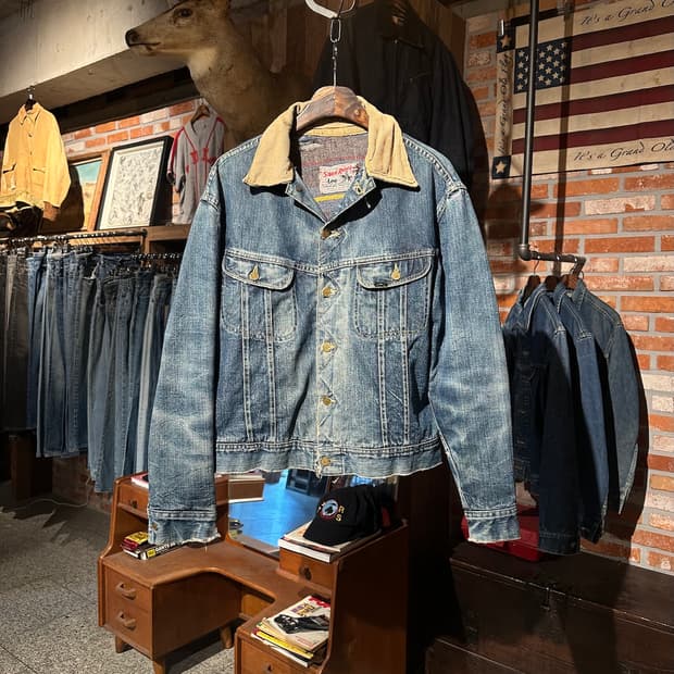 60s USA LEE 빈티지 리 101LJ 스톰라이더 데님 자켓