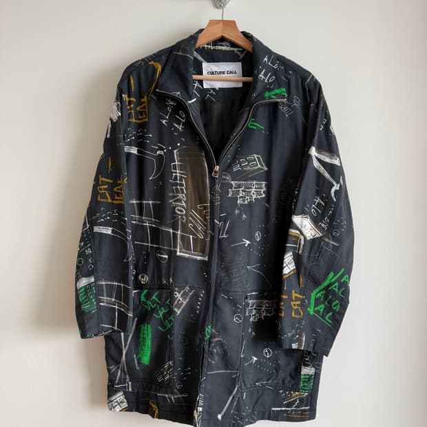 CULTURE CALL 패턴 집업 코트