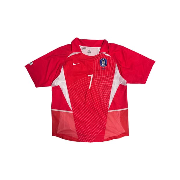 나이키 2002 FIFA 월드컵 시즌 홈 박지성 유니폼