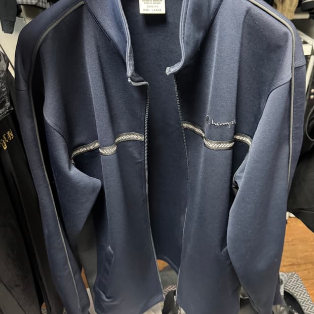 (L) 챔피온 Champion 트랙 저지 네이비